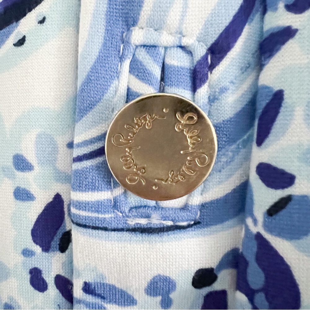 Lilly Pulitzer Blue & White Printed Skort - Picture 9 of 13